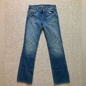 7 For All Mankind Men’s Straight Leg Jeans Size 28 Button Fly